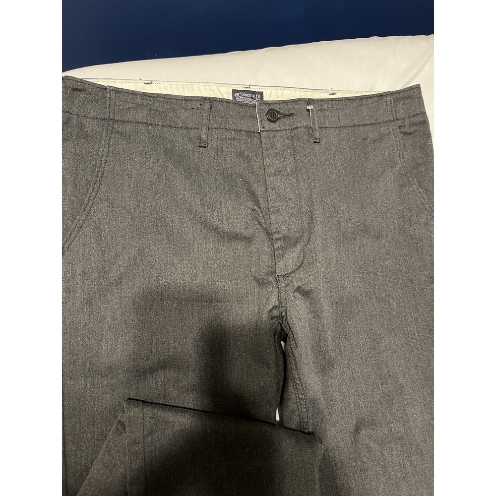 Levi Strauss & Co Pants Men's 36 X 30 Black Two Horse Brand Grey